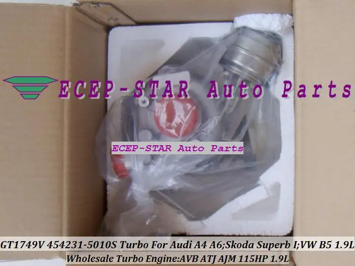 GT1749V 454231 454231-5010S Turbocharger For Audi A4 A6 Skoda Superb I Volkswagen B5 AVB ATJ AJM 101HP 115HP 1.9L 