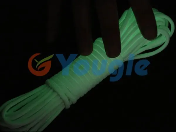New Glow-in-the-dark Luminous  Mil Spec 9 Core Strand 100FT (31M) Survival Parachute Cord Lanyard Paracord Survival Kits