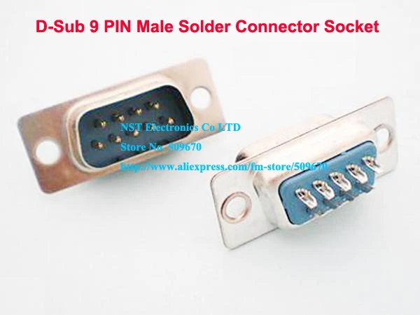 D-Sub 9 PIN Male Solder Connector Socket-2.jpg