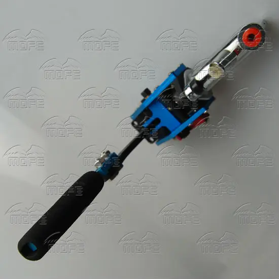 Universal Aluminum Adjustable Hydraulic Handbrake Hand Brake Vertical 0.75 inch Master Cylinder Drift Rally Blue DSC_0801