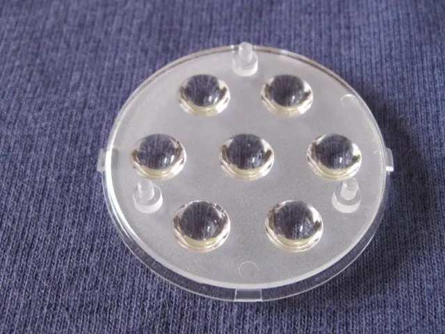 Wholesale & Retail, Multi power  LED Optical Lens , PMMA materials, Lens size 42x5mm , Supporting diameter 49mm,