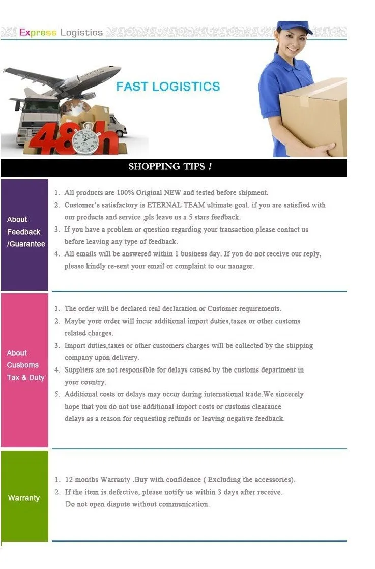 shipping information