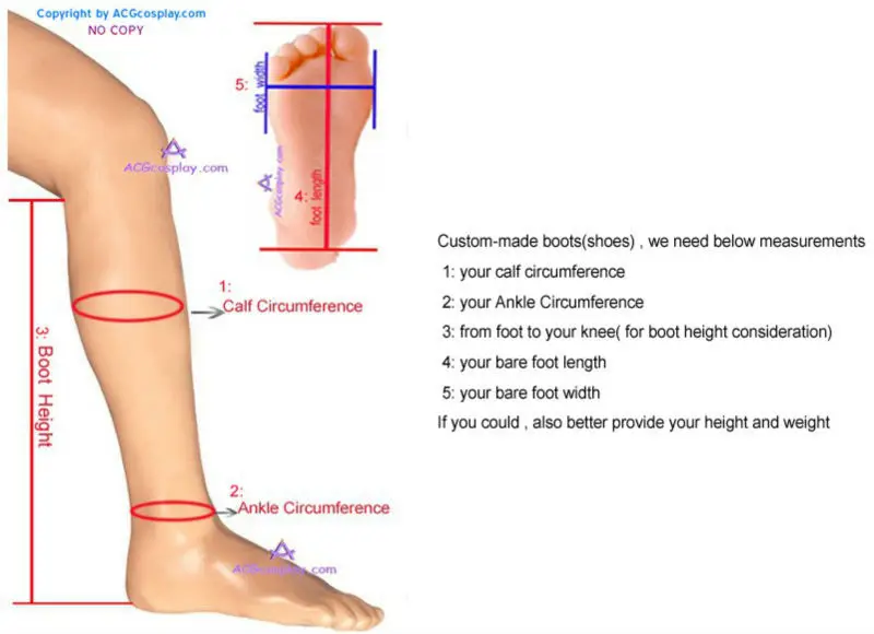 boots measurements