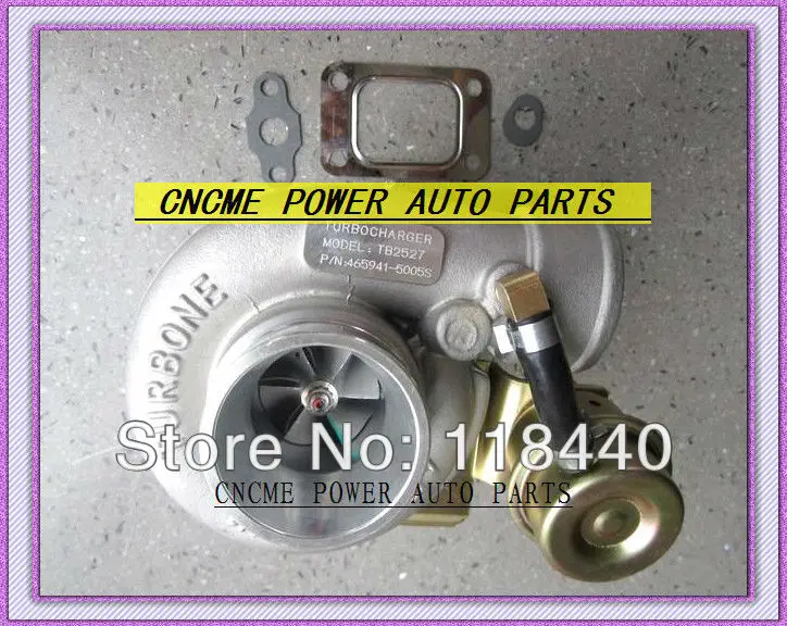 TURBO TB2527 465941-0005 452022-0001 14411-22J00 Turbocharger For NISSAN Y60 PATROL TD Safari 1982-98 2.8LD 115HP Engine RD28T