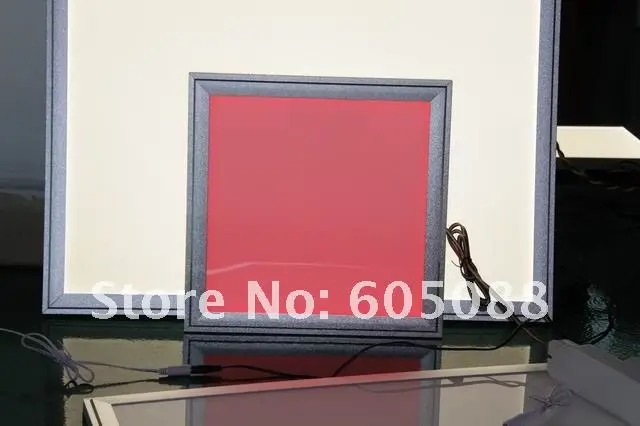 6pcs/lot ,300x300mm square dimmable full colour led panel light +RF remote control,embeded installation,DHL free shipping!