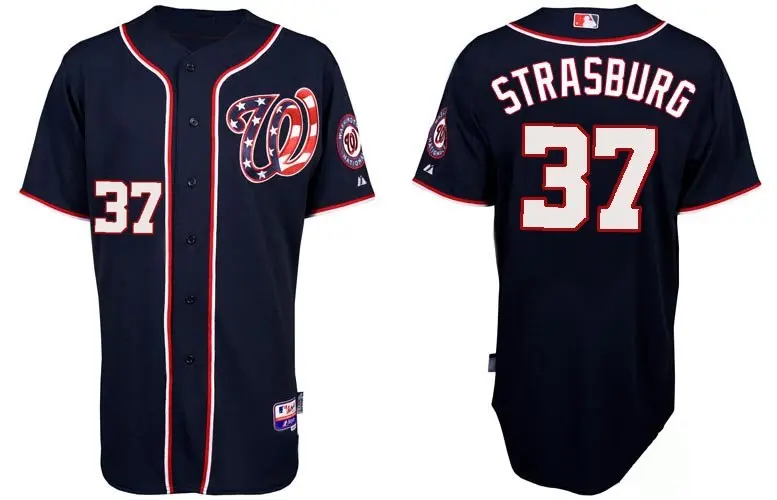 nationals black jersey