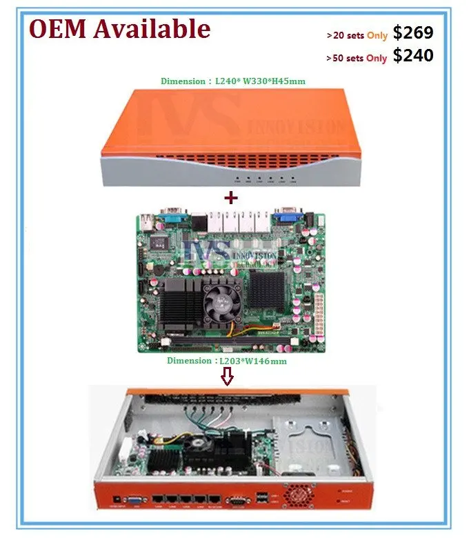 Compact Stylish Aluminum front-panel 1U router server / firewall server Delicate for ROS,Firewall system,network system