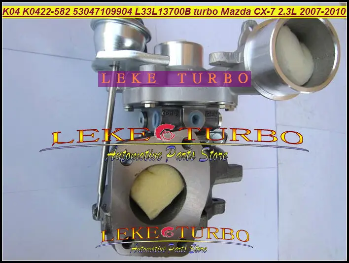 K04 K0422-582 53047109904 L33L13700B L33L13700C Turbo Turbocharger Mazda CX-7 2.3L 2007-2010 Water Cooled (1)