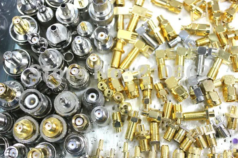 Free shipping SSMB Crimp Plug connector for LMR100