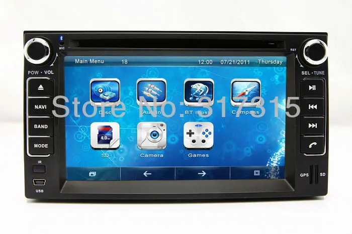 Flash Deal In Dash Car DVD Player GPS Navigation Navi for Kia Cerato Sportage RIO Optima Sorento with Bluetooth Radio TV USB AUX MP3 Video 1