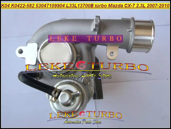 K04 K0422-582 53047109904 L33L13700B L33L13700C Turbo Turbocharger Mazda CX-7 2.3L 2007-2010 Water Cooled (4)