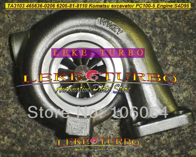 TA3103 6205818110 Turbocharger for Komatsu PC100-5 PC120-5 excavator Engine S4D95 (2)