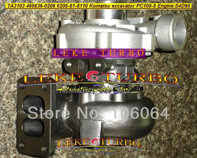 TA3103 6205818110 Turbocharger for Komatsu PC100-5 PC120-5 excavator Engine S4D95 (4)