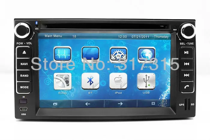 Flash Deal In Dash Car DVD Player GPS Navigation Navi for Kia Cerato Sportage RIO Optima Sorento with Bluetooth Radio TV USB AUX MP3 Video 0