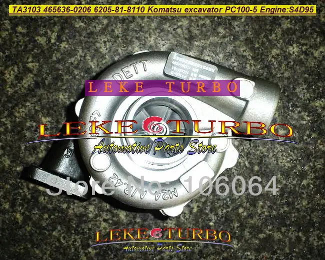 TA3103 6205818110 Turbocharger for Komatsu PC100-5 PC120-5 excavator Engine S4D95