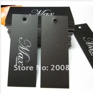 Free shipping customized Hang Tag, 300g/sqm paper garment hanging tag 1000pcs/lot