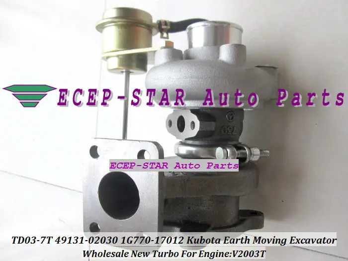 TD03 TD03-7T 49131-02030 1G770-17012 For Kubota Earth Moving Excavator Engine V2003T turbocharger (3)