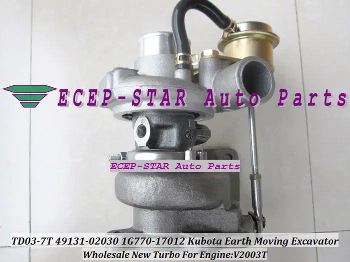 TD03 TD03-7T 49131-02030 1G770-17012 For Kubota Earth Moving Excavator Engine V2003T turbocharger (4)