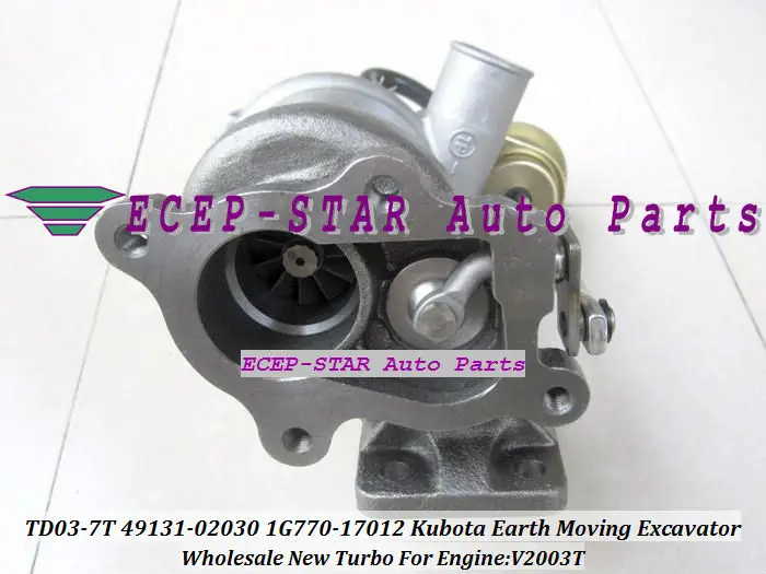 TD03 TD03-7T 49131-02030 1G770-17012 For Kubota Earth Moving Excavator Engine V2003T turbocharger (5)