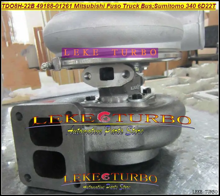 TD08H TDO8H-22B 49188-01261 Turbocharger For Mitsubishi Fuso Truck Bus; SUMITOMO340 6D22T Various Engine 6D22T 6D22T3 (1)