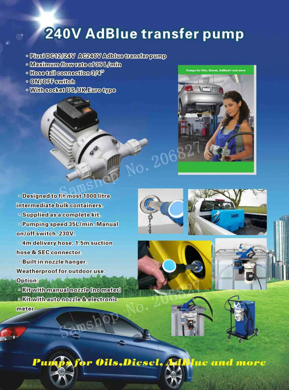 Adblue Urea Chemical Diesel Pump