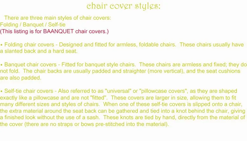 banquet chair cover style copy