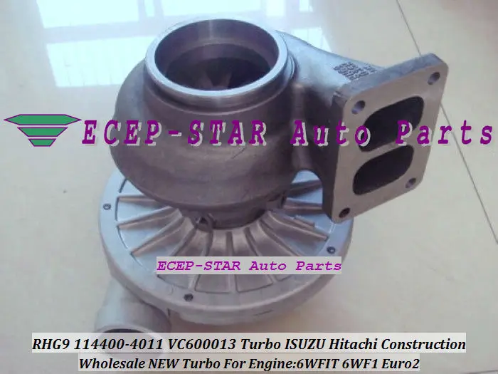 New RHG9 114400-4011 VC600013 Turbo Turbine Fit For ISUZU HITACHI EX470 Construction 6WF1T 6WF1 Euro2 Turbocharger (1)