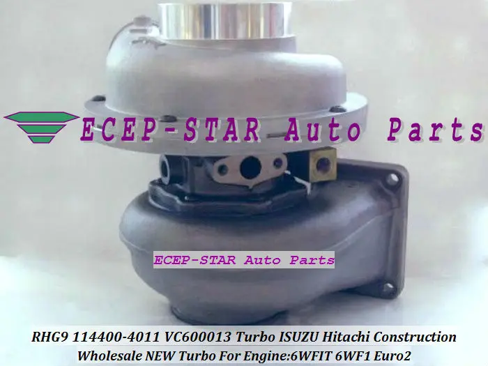 New RHG9 114400-4011 VC600013 Turbo Turbine Fit For ISUZU HITACHI EX470 Construction 6WF1T 6WF1 Euro2 Turbocharger (3)