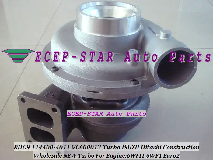 New RHG9 114400-4011 VC600013 Turbo Turbine Fit For ISUZU HITACHI EX470 Construction 6WF1T 6WF1 Euro2 Turbocharger (4)
