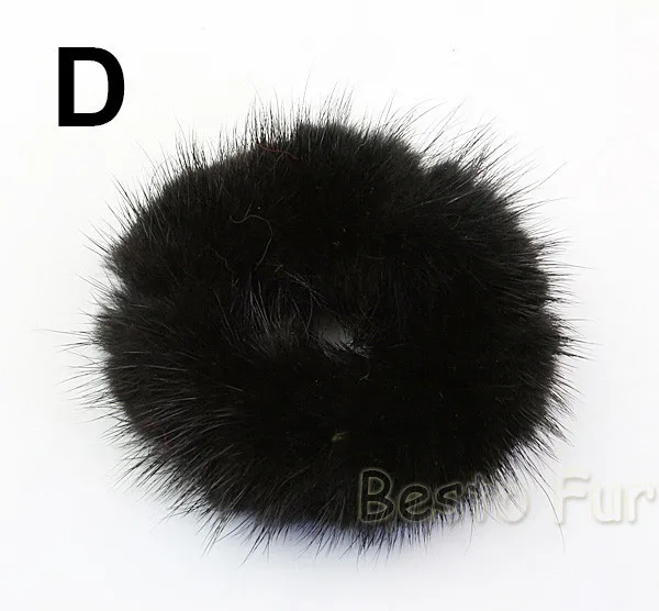 Mink fur hair tie_04