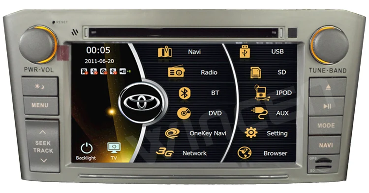 Cheap New!!! Car DVD GPS Player for Toyota Avensis 2003-2007 800MHZ CPU 256 MB RAM with GPS RADIO RDS IPOD DVD USB SD PIP function 17