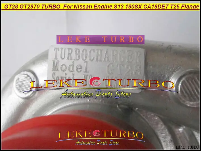 Wholesale New GT28 GT2870 AR.64 Turbo Turbine Turbocharger For Nissan engine S13 180SX CA18DET T25 Flange (6)