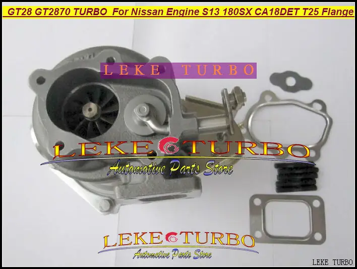 Wholesale New GT28 GT2870 AR.64 Turbo Turbine Turbocharger For Nissan engine S13 180SX CA18DET T25 Flange