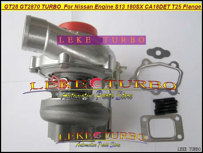 Wholesale New GT28 GT2870 AR.64 Turbo Turbine Turbocharger For Nissan engine S13 180SX CA18DET T25 Flange (2)
