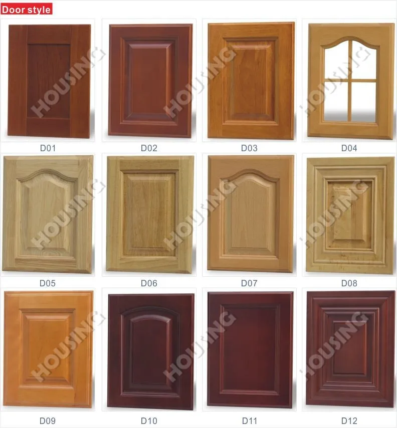 1 Solid wood kitchen cabinet door style