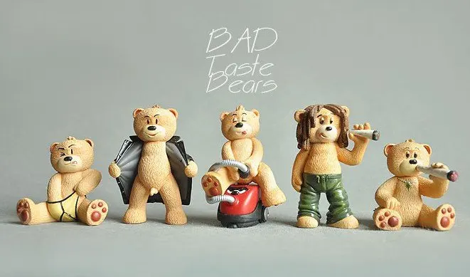 Bad Taste Bears Bad Taste Bear CHAS Boxed Excellent Condition Yellow label box 