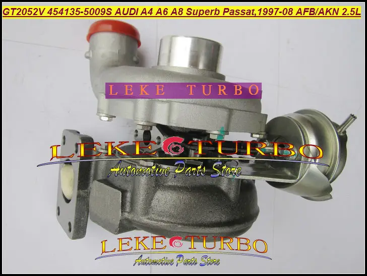 GT2052V 454135-5009S 059145701G 059145701C Turbocharger for AUDI A4 A6 A8 SKODA Superb VW Passat AFB AKN 2.5L 150HP