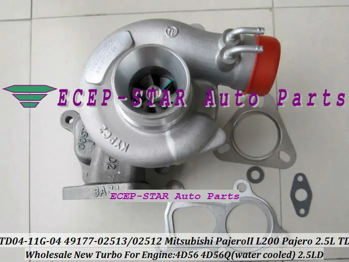 TD04-11G-04  49177-02512 49177-02513 Turbo Turbine Turbocharger For Mitsubishi Pajero L200 Pajero 2.5 TD 4D56 (5)