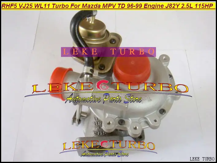 RHF5 VJ25  WL11 Turbocharger For 1996-1999 Mazda MPV TD Engine J82Y 2.5L 115HP with Gaskets (6)