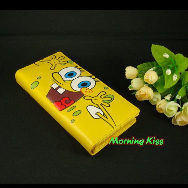 新しい素敵なスポンジボブジッパー長財布財布カードホルダー黄色qbc Sb A81コインの袋 Holder Types Holder Strapholder Bracelet Aliexpress