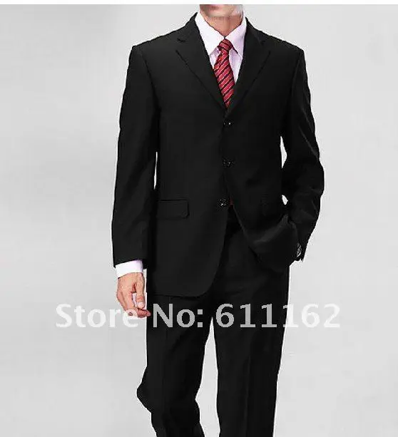 2012 Luxury Men's authentic work wear wedding fitted to send the tie special spike Jacket+pants M-X  FG34654