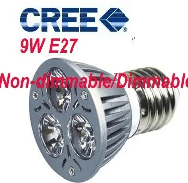E27 9W 9