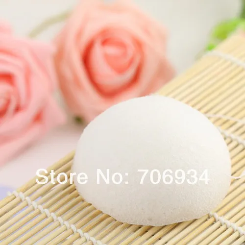 Lote 4colors Semicircular Carvão Vegetal 100% Natural Konjac Esponja Facial Wash Lavagem Puff 74*74*33 12 Pçs - 4 5 Beleza e saúde