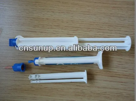 Welcomed by dental professional dual barrel syringe 35%hp