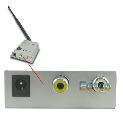 2500mW Wireless Video Audio Transmitter Receiver System 8CH 2.5W  av sender wireless AV transmitter