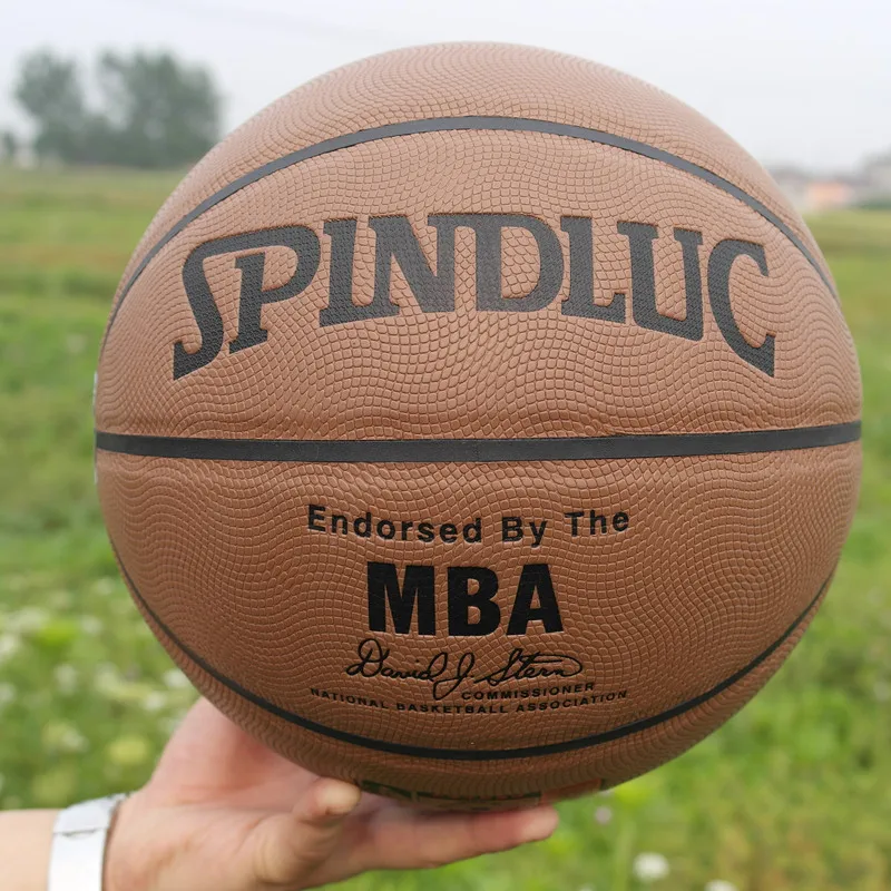 real leather basketball