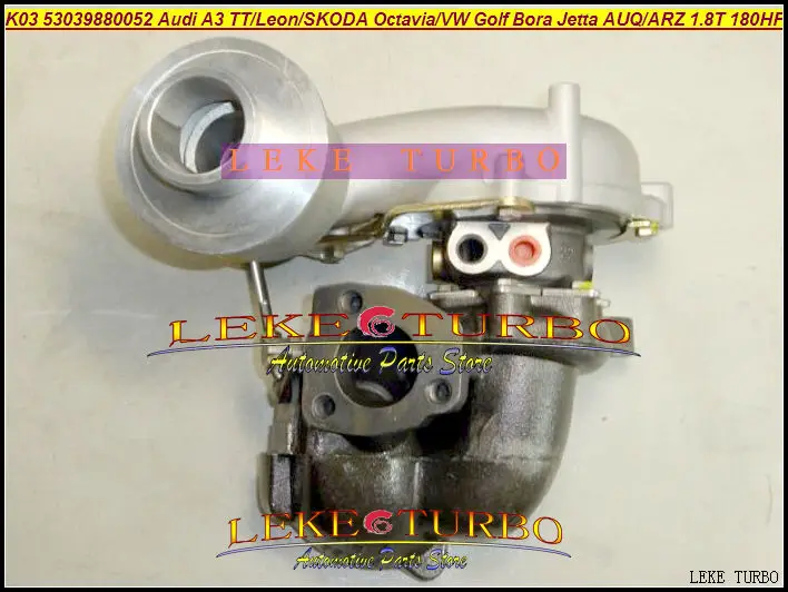 K03 53039880052 53039700052 turbo for Audi A3 TT SEAT Leon SKODA Octavia VW Golf Bora Jetta AUQ ARZ 1.8T 180HP turbocharger 