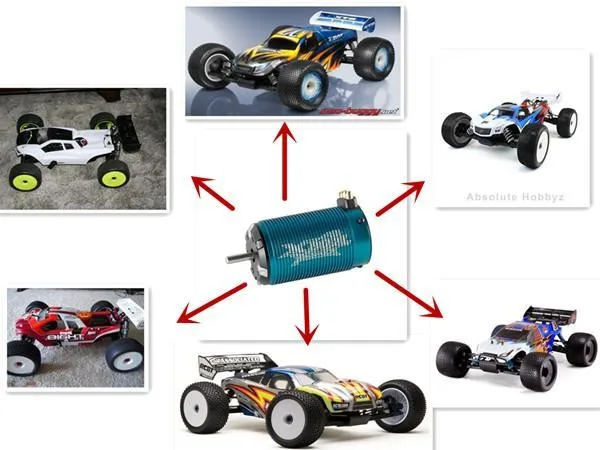 Motor para Fora da Estrada Tenshock 8 6 Pólo Elétrico Micro Brushless dc Truggy Traxxxas rc Carros. Frete Grátis X802l v2 1 - 8 China motor motor Suppliers