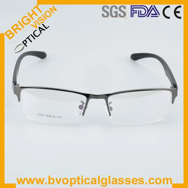 New model half rim metal optical frames glasses2262hui-2