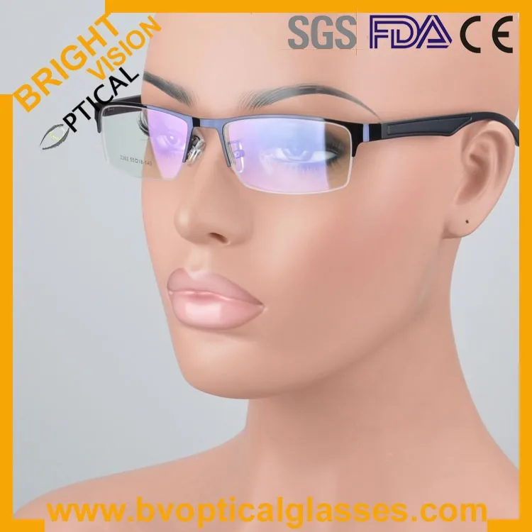 New model half rim metal optical frames glasses2262lan